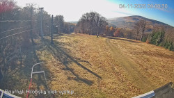 Vrchol Bouřňák, pohled na jih