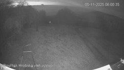 Vrchol Bouřňák, pohled na jih