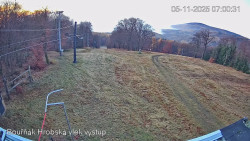 Vrchol Bouřňák, pohled na jih