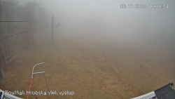 Vrchol Bouřňák, pohled na jih