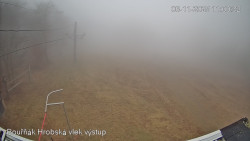 Vrchol Bouřňák, pohled na jih