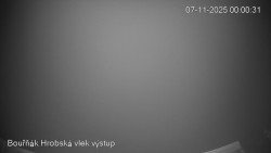 Vrchol Bouřňák, pohled na jih