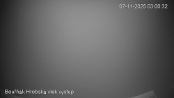 Vrchol Bouřňák, pohled na jih