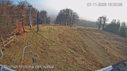 Vrchol Bouřňák, pohled na jih