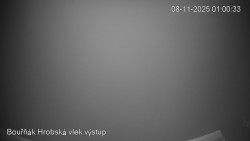 Vrchol Bouřňák, pohled na jih