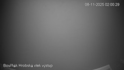 Vrchol Bouřňák, pohled na jih