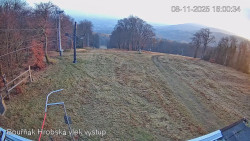 Vrchol Bouřňák, pohled na jih