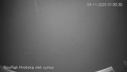 Vrchol Bouřňák, pohled na jih