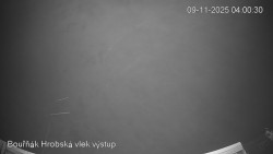 Vrchol Bouřňák, pohled na jih