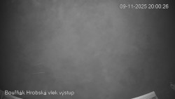 Vrchol Bouřňák, pohled na jih