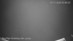 Vrchol Bouřňák, pohled na jih