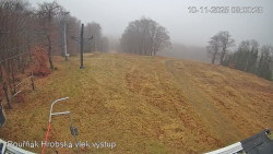 Vrchol Bouřňák, pohled na jih