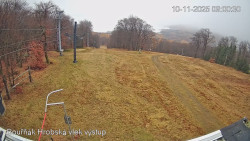 Vrchol Bouřňák, pohled na jih