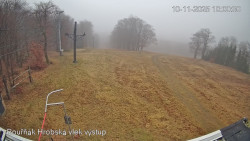 Vrchol Bouřňák, pohled na jih