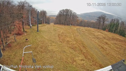 Vrchol Bouřňák, pohled na jih