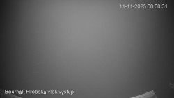 Vrchol Bouřňák, pohled na jih