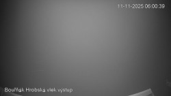 Vrchol Bouřňák, pohled na jih