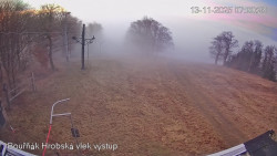 Vrchol Bouřňák, pohled na jih