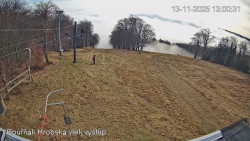 Vrchol Bouřňák, pohled na jih