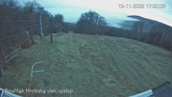 Vrchol Bouřňák, pohled na jih