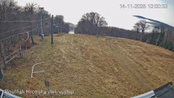 Vrchol Bouřňák, pohled na jih