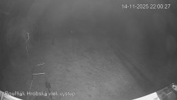 Vrchol Bouřňák, pohled na jih