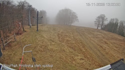 Vrchol Bouřňák, pohled na jih