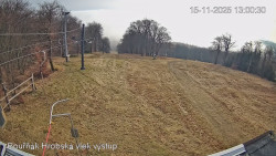 Vrchol Bouřňák, pohled na jih