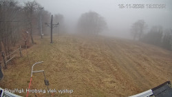 Vrchol Bouřňák, pohled na jih