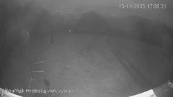 Vrchol Bouřňák, pohled na jih