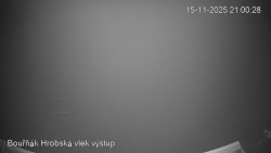 Vrchol Bouřňák, pohled na jih