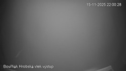 Vrchol Bouřňák, pohled na jih