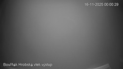 Vrchol Bouřňák, pohled na jih