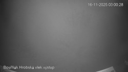 Vrchol Bouřňák, pohled na jih