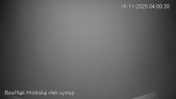 Vrchol Bouřňák, pohled na jih