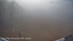 Vrchol Bouřňák, pohled na jih