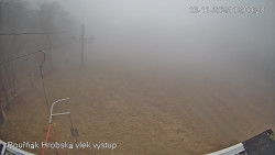 Vrchol Bouřňák, pohled na jih