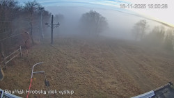 Vrchol Bouřňák, pohled na jih