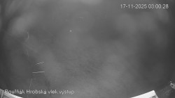 Vrchol Bouřňák, pohled na jih