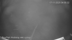 Vrchol Bouřňák, pohled na jih