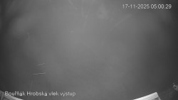 Vrchol Bouřňák, pohled na jih