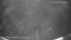 Vrchol Bouřňák, pohled na jih