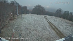 Vrchol Bouřňák, pohled na jih