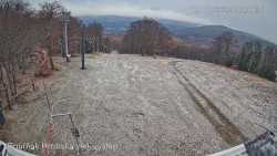 Vrchol Bouřňák, pohled na jih