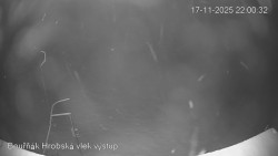 Vrchol Bouřňák, pohled na jih