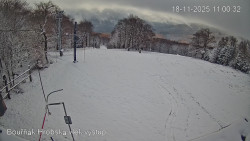 Vrchol Bouřňák, pohled na jih