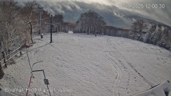 Vrchol Bouřňák, pohled na jih