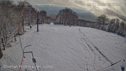 Vrchol Bouřňák, pohled na jih