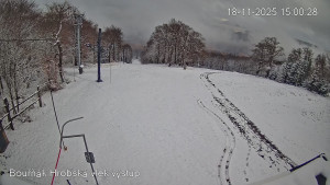 Sport Centrum Bouřňák - Vrchol Bouřňák, pohled na jih - 18.11.2025 v 15:00 Sport Centrum Bouřňák - Vrchol Bouřňák, pohled na jih - 18.11.2025 v 15:00