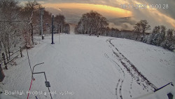 Vrchol Bouřňák, pohled na jih